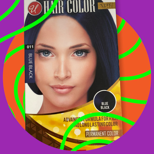 Hair Color 011 Blue Black Advanced Formula for Rich and Long-Lasting Color Pack of 1