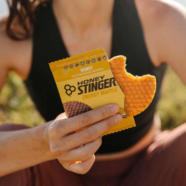 Honey Stinger Training Kit – 9 Count plus Sticker – Energy Source for Any Activity – 3 Organic Waffles, 3 Packs of Energy Chews & 3 Energy Gels
