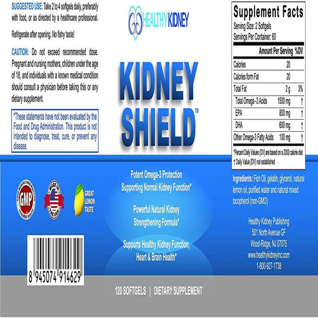 Healthy Kidney Kidney Shield + Kidney Restore Bundle: Kidney Support + Kidney Cleanse Supplements