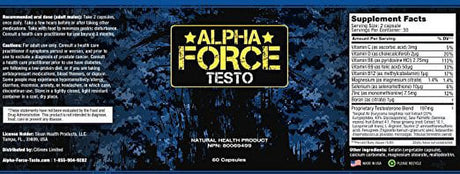 Alpha Force Testo