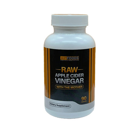 AIP Diet Supplement | Raw Apple Cider Vinegar 1500Mg Supplement with Mother | Gluten Free | AIP Foods