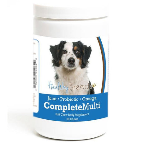 Healthy Breeds 192959010640 Miniature American Shepherd All in One Multivitamin Soft Chew - 90 Count