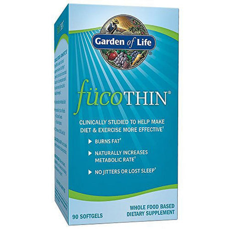 Garden of Life Fucoxanthin Supplements - Fucothin Diet Pill for Weight Loss, 90 Softgels