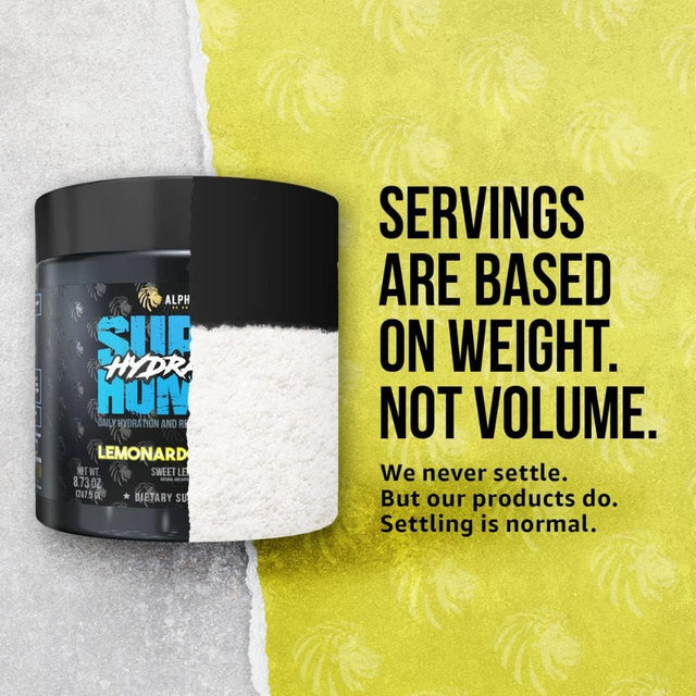 Alpha Lion Superhuman Hydration Supplement, Electrolyte Powder Mix, 10X Electrolyte, Sugar Free, Keto Friendly, Helps with Rapid Hydration & Recovery (45 Servings, Sweet Lemonade)