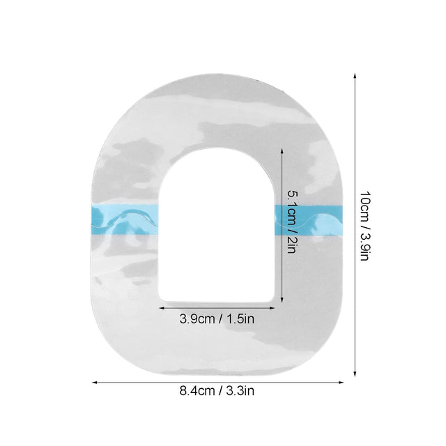 Adhesive Patch, Wear Resistant Sensor Cover TPU Portable Safe Mild for Men Women for Running Walking for Daily Life