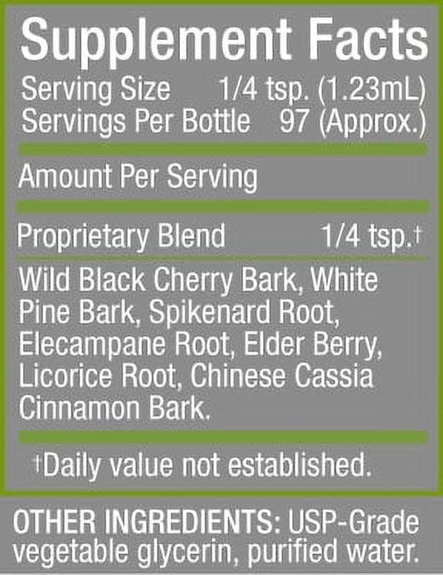 Cedar Bear Respir Dry - Herbal Supplement That Dries. Cools & Soothes Respiratory Tissues - 4 Fl Oz