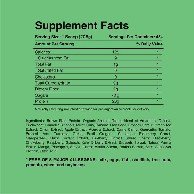 Gains in Bulk, GIB Raw, Plant Powered Protein, Vegan Protein, 2.6 Lbs