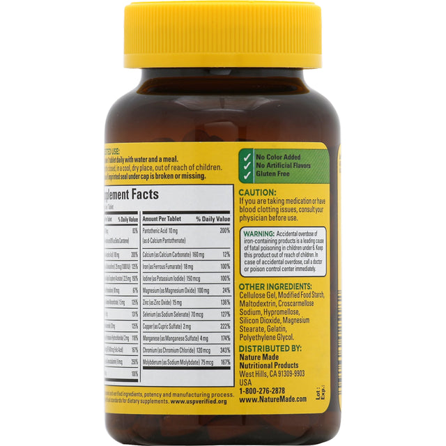 *DELETE* No Longer Manufacturing, Multivitamin, Itemid 15754183