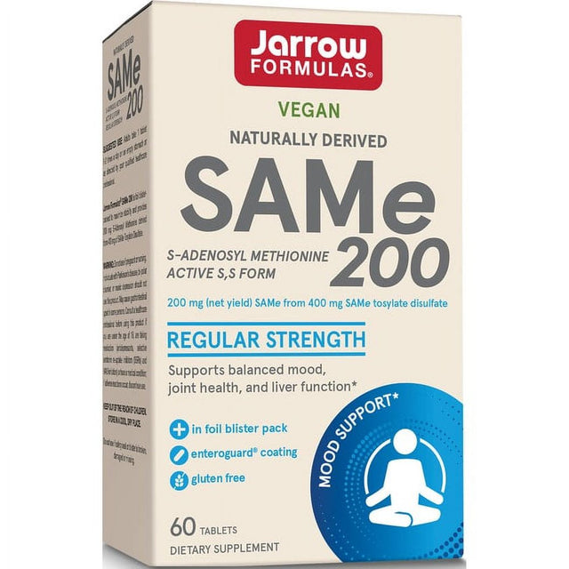 Jarrow Formulas Same 200, 200 Mg, 60 Tablets