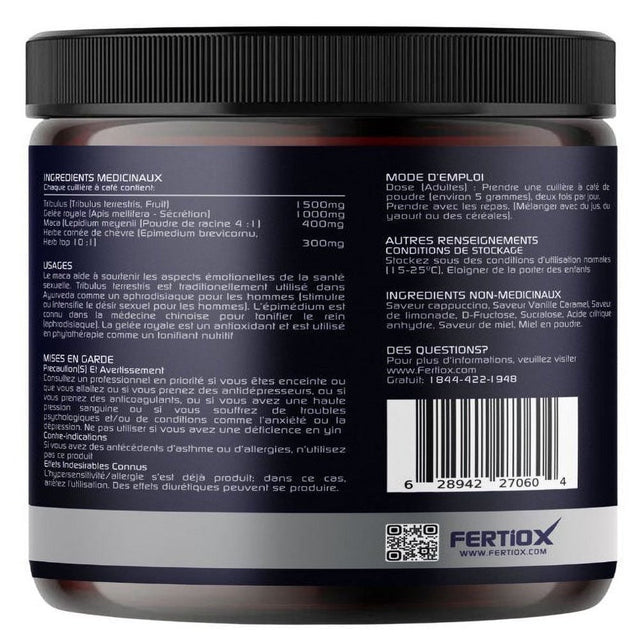 Fertiox Ultimate Libido Booster,Testosterone Booster,Immunity,Vitality Support for Men & Women, 4 in One ,Made in Canada
