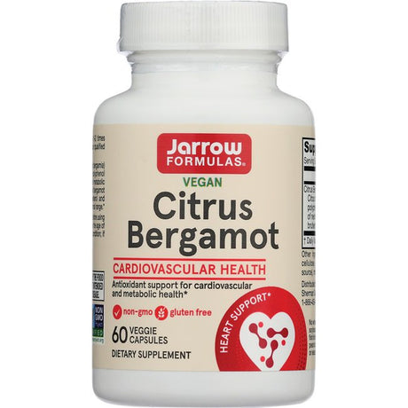 Jarrow Formulas, Inc. Vegan Citrus Bergamot 500 Mg 60 Veg Caps