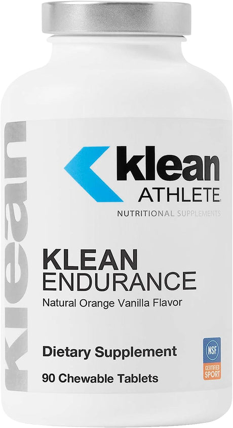 Klean ATHLETE Klean Endurance | D-Ribose to Restore Energy, Support Cardiac Function and Reduce Muscle Fatigue | NSF Certified for Sport | 90 Chewable Tablets | Natural Orange Vanilla Flavor