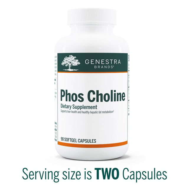 Genestra Brands Phos Choline | Support Healthy Liver Function | 90 Capsules