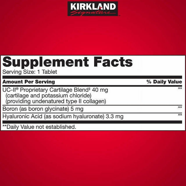 Kirkland Signature Triple Action Joint Health, 110 Coated Tablets