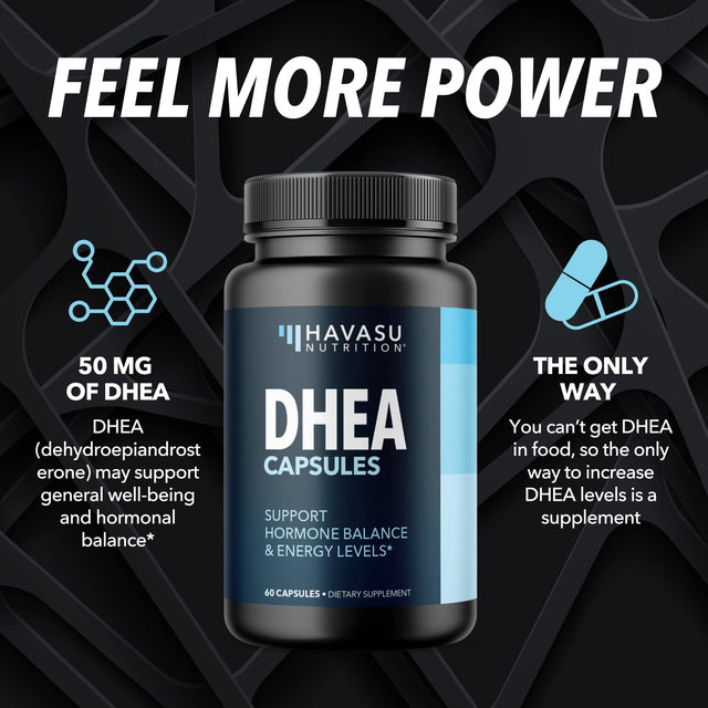 L Arginine and DHEA Capsules with Potent Ingredients for Ultimate Male Health Support | Supports Overall Health and Vascular Support | 60 Vegan L-Arginine Capsules and 60 Vegan DHEA Capsules