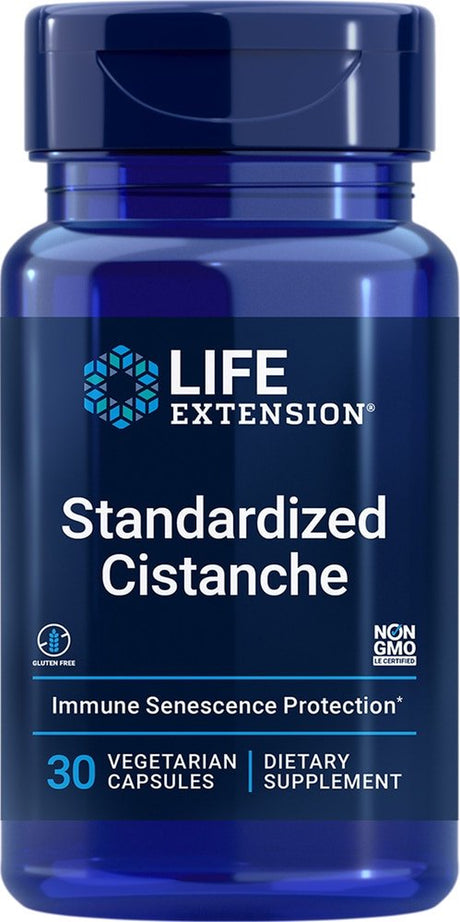 Life Extension Standardized Cistanche -- 30 Vegetarian Capsules