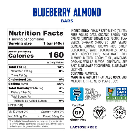 Fody Foods Vegan Protein Variety Nut Bars, All Flavors, 6G Protein per Bar, Low Fodmap Certified, Sensitive Recipe, Gut & IBS Friendly, 12 Count