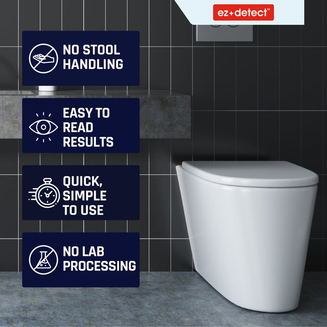 EZ Detect Colon Disease Test, FDA Cleared, at Home Colorectal Test Kit