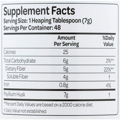 Health plus Original Colon Cleanse Psyllium Husk 12 Oz (Pack of 6)