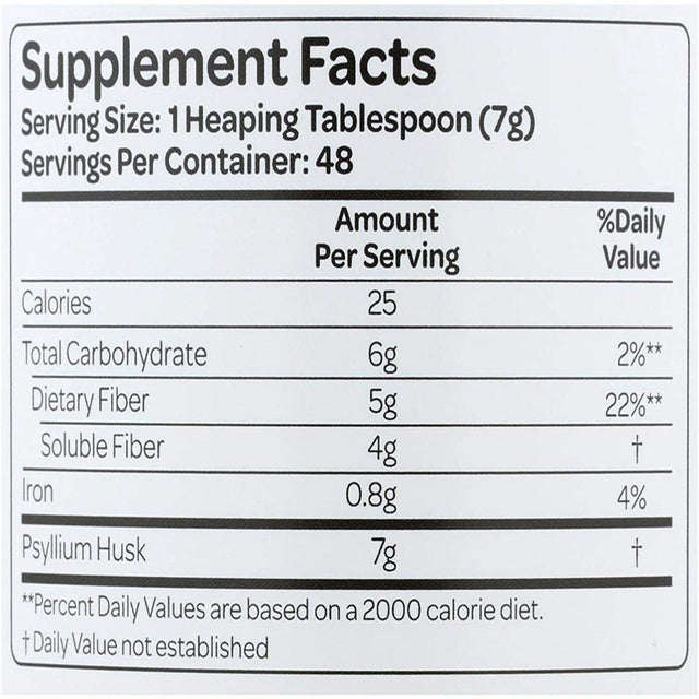 Health plus Original Colon Cleanse Psyllium Husk 12 Oz (Pack of 6)