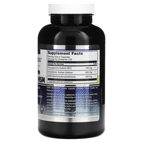 Amazing Formulas Glucosamine + Chondroitin + MSM - 240 Capsules