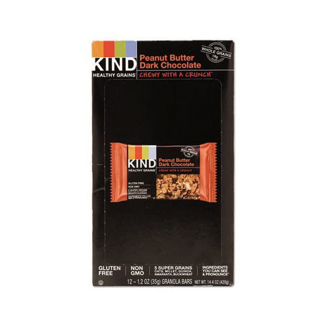 KIND Healthy Grains Bars, Peanut Butter Dark Chocolate, Gluten Free KIND Healthy Grains Bars, Peanut Butter Dark Chocolate, Gluten Free