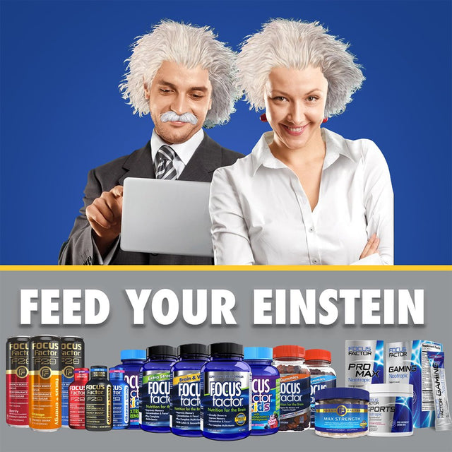 Focus Factor Extra Strength 120Ct- Brain Supplement for Memory and Focus