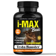 I-Max Basic Testosterone Booster Supplement for Men Support Healthy Libido, Natural Energy 60 Capsules