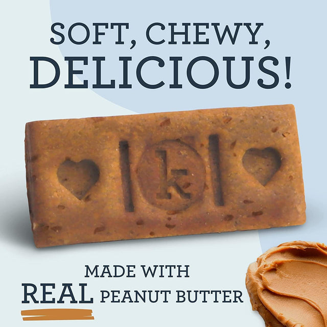 Kradle Bliss Bar - Dog Calming Peanut Butter Bacon Flavor Soft Bake (2 Pack)