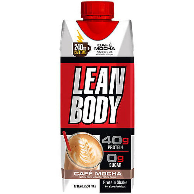 Lean Body Protein Shake - Caf Mocha (12 Drinks)