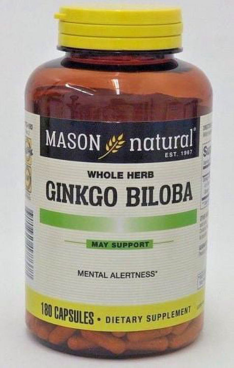 Ginkgo Biloba 4:1 Extract (Equivalent to 500 Mg Ginkgo Leaves) 180 Cap