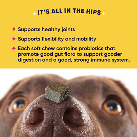 Goodgood Dog Supplement to Support Healthy Dogs, Hip + Joint, 90 Natural Flavor Chews