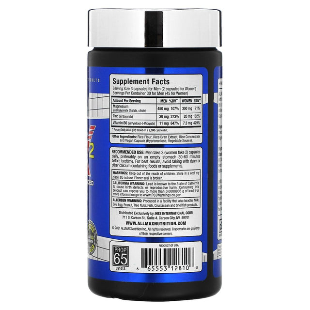 Allmax Nutrition - ZMA - 90 Vegan Caps