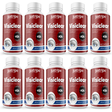 10 Pack Visiclear Advanced Eye Formula for Eyes Supplement Formula