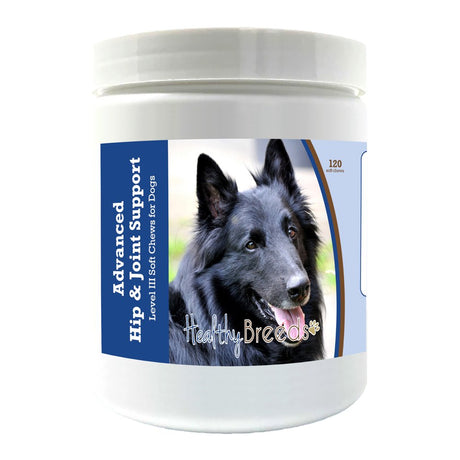Healthy Breeds Belgian Sheepdog Advanced Hip & Joint Support Level III Soft Chews for Dogs 120 Count