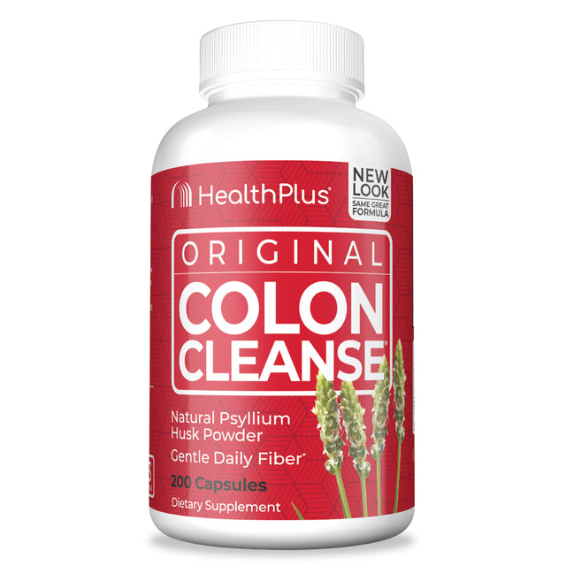 Health plus Colon Cleanse Digestive Support, 200 Capsules, 33 Servings