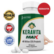 Keravita Max 40 Billion CFU Probiotic Nail Support 60 Capsules