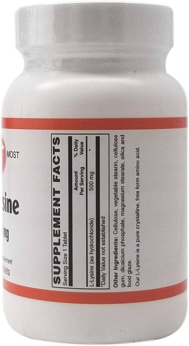 L-LYSINE, 100 Tablets