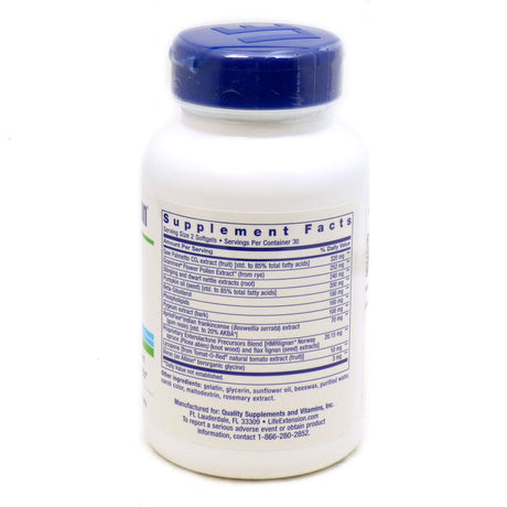 Life Extension Ultra Natural Prostate Softgels, 60 Ct