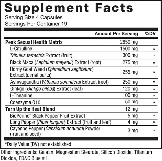 Force Factor Score! Nitric Oxide Libido Enhancer for Men with Horny Goat Weed and L-Citrulline to Ignite Libido, Maximize Response, Increase Endurance, and Boost Male Vitality, 76 Capsules