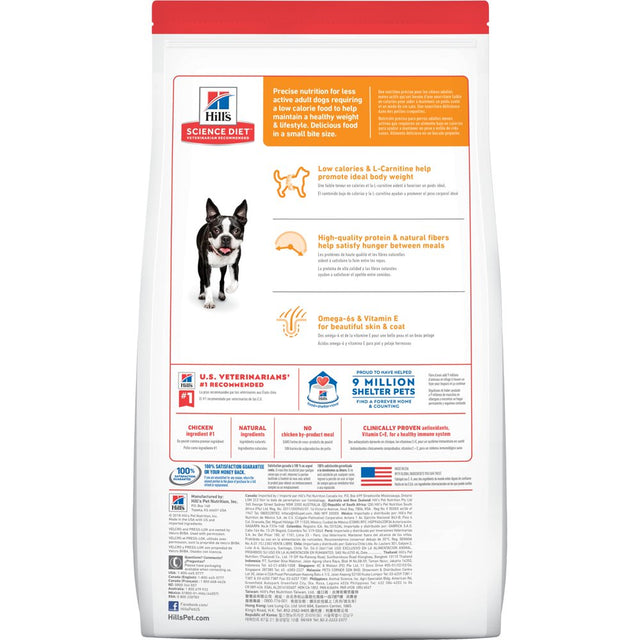 Hill'S Science Diet Adult Light Small Bites with Chicken Meal & Barley Dry Dog Food, 30 Lb Bag