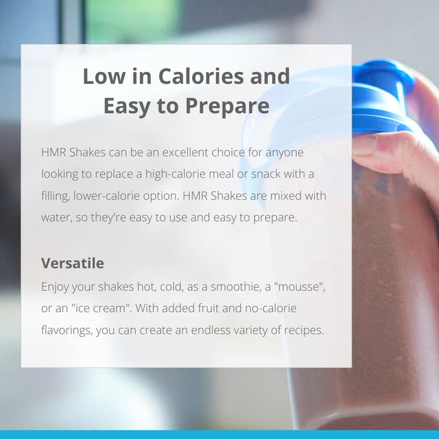 HMR "Classic" 800 Shake Meal Replacement Mix | Chocolate Shake Powder to Support Healthy Weight Loss | 17G of Protein | Easy to Make | Low Calorie Food | Triple Pack, 18 Single Serve Packets per Box