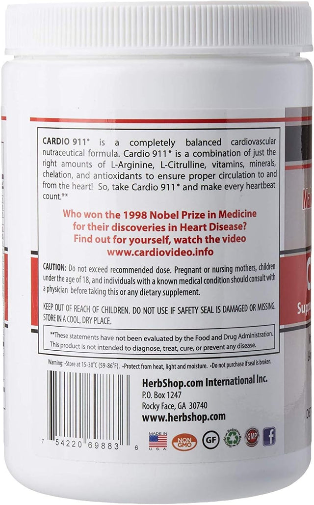 L-Arginine and L-Citrulline, Nitric Oxide Supplement, Mixed Berry Flavor, Pack of 2