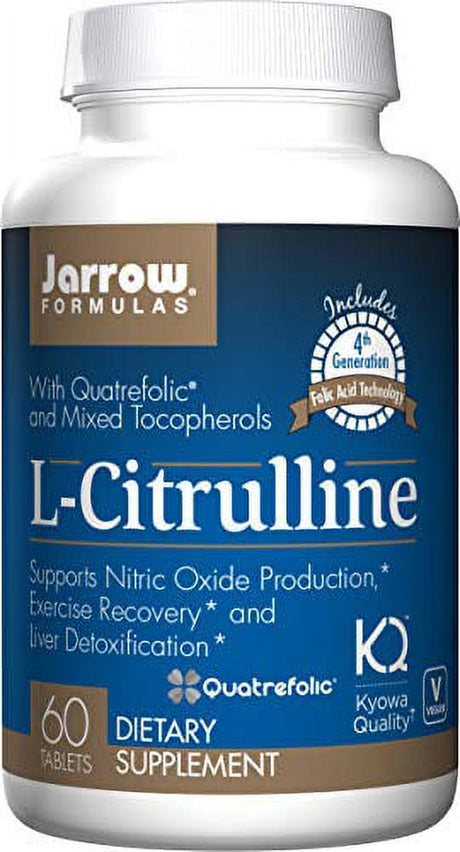 Jarrow Formulas L-Citrulline, Supports Liver Health, 60 Tabs