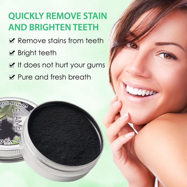 Hurt No or Teeth for Natural Coconuts on Teeth Powder Whitener Charcoal Enamels Gums Activated Tooth Care Tooth Care A
