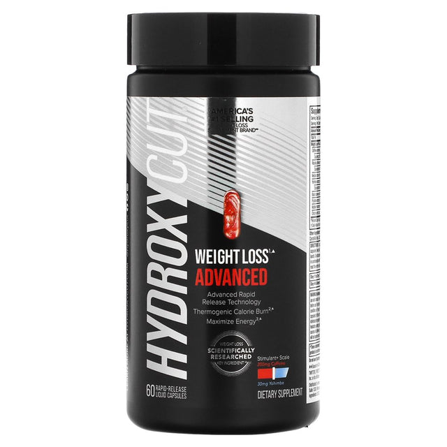 Hydroxycut Advanced Weight Loss Capsules, Burn Calories, Increase Energy, 60 Ct, 30 Servings