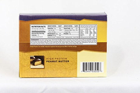Healthwise Peanut Butter Layered/Soft Bar 15 Grams of Protein, 7 Count Box