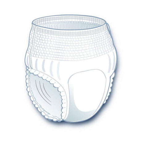 Medline Fitright Extra-Protective Disposable Underwear, XL 20 Count