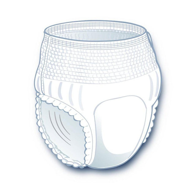 Medline Fitright Extra-Protective Disposable Underwear, XL 20 Count