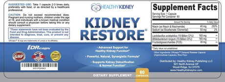 3 Pack Natural Kidney Cleanse to Support Kidney Function and Detox, Advanced Formula Can Help Boost Kidney Health, Daily Health Supplement Pills, 60 Capsules